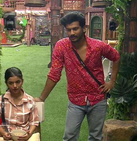 Bandhej Full Sleeves Cotton Roka Shirt For Men - Festive Edit ( As seen in Big Boss Marathi )