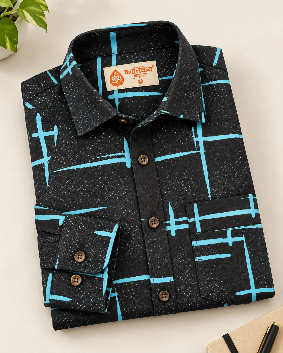 Kartikeya Jaipur Mens Printed Casual Shirt - Party Edit