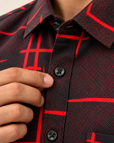Kartikeya Jaipur Mens Printed Casual Shirt - Party Edit