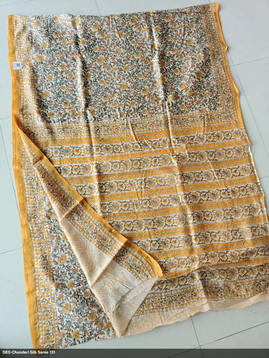 Beautiful Chanderi Saree with Blouse