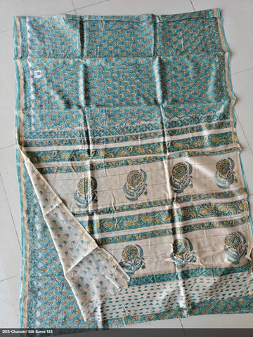Beautiful Chanderi Saree with Blouse