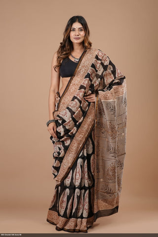 Beautiful Chanderi Saree with Blouse
