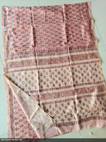 Beautiful Chanderi Saree with Blouse