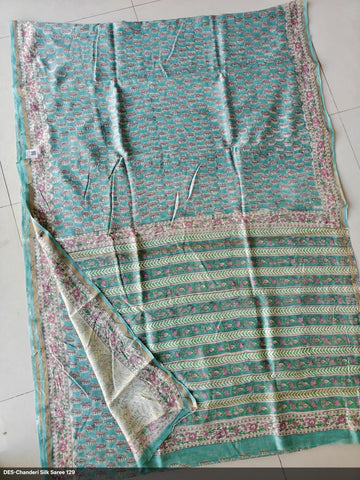 Beautiful Chanderi Saree with Blouse