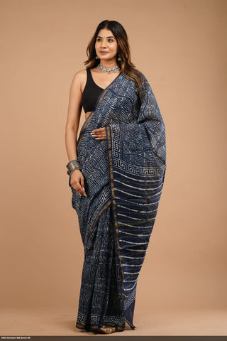 Beautiful Chanderi Saree with Blouse