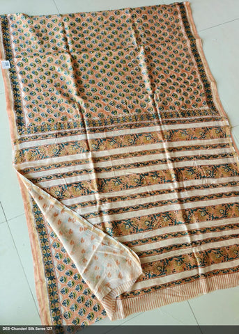 Beautiful Chanderi Saree with Blouse