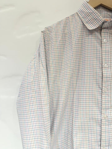 Mens Mini Checkered Every Day Wear Premium Cotton Shirt
