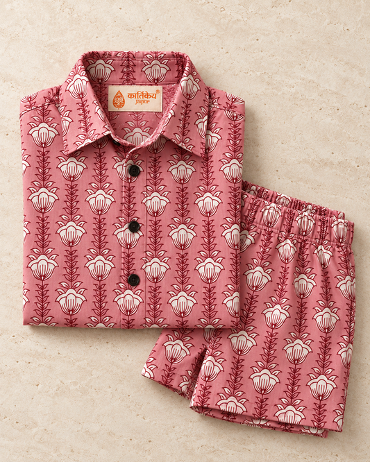 Kartikeye Jaipur Unisex Co ord Sets for Kids