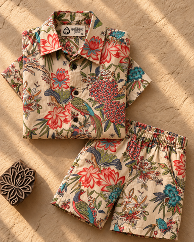 Kartikeye Jaipur Unisex Co ord Sets for Kids