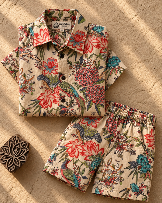 Kartikeye Jaipur Unisex Co ord Sets for Kids