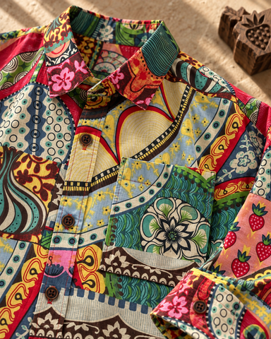 Kartikeya Jaipur Designer Full Sleeves Vintage Shirt ( Limited Edition )