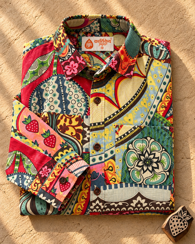 Kartikeya Jaipur Designer Full Sleeves Vintage Shirt ( Limited Edition )