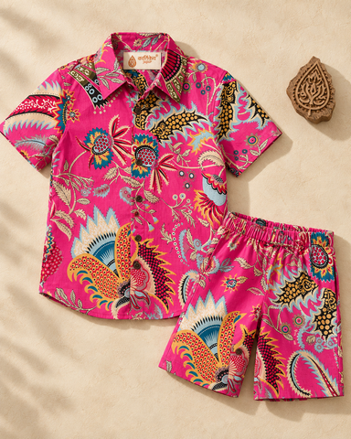 Kartikeye Jaipur Unisex Co ord Sets for Kids