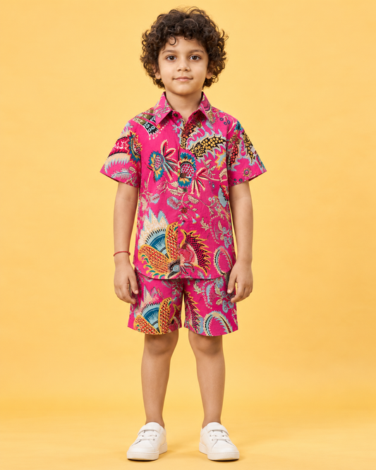 Kartikeye Jaipur Unisex Co ord Sets for Kids
