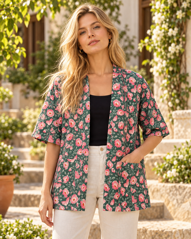 Floral Kimono Shrugs for Women