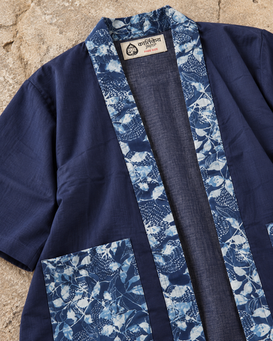 Handcrafted Vintage Short Kimono for Women