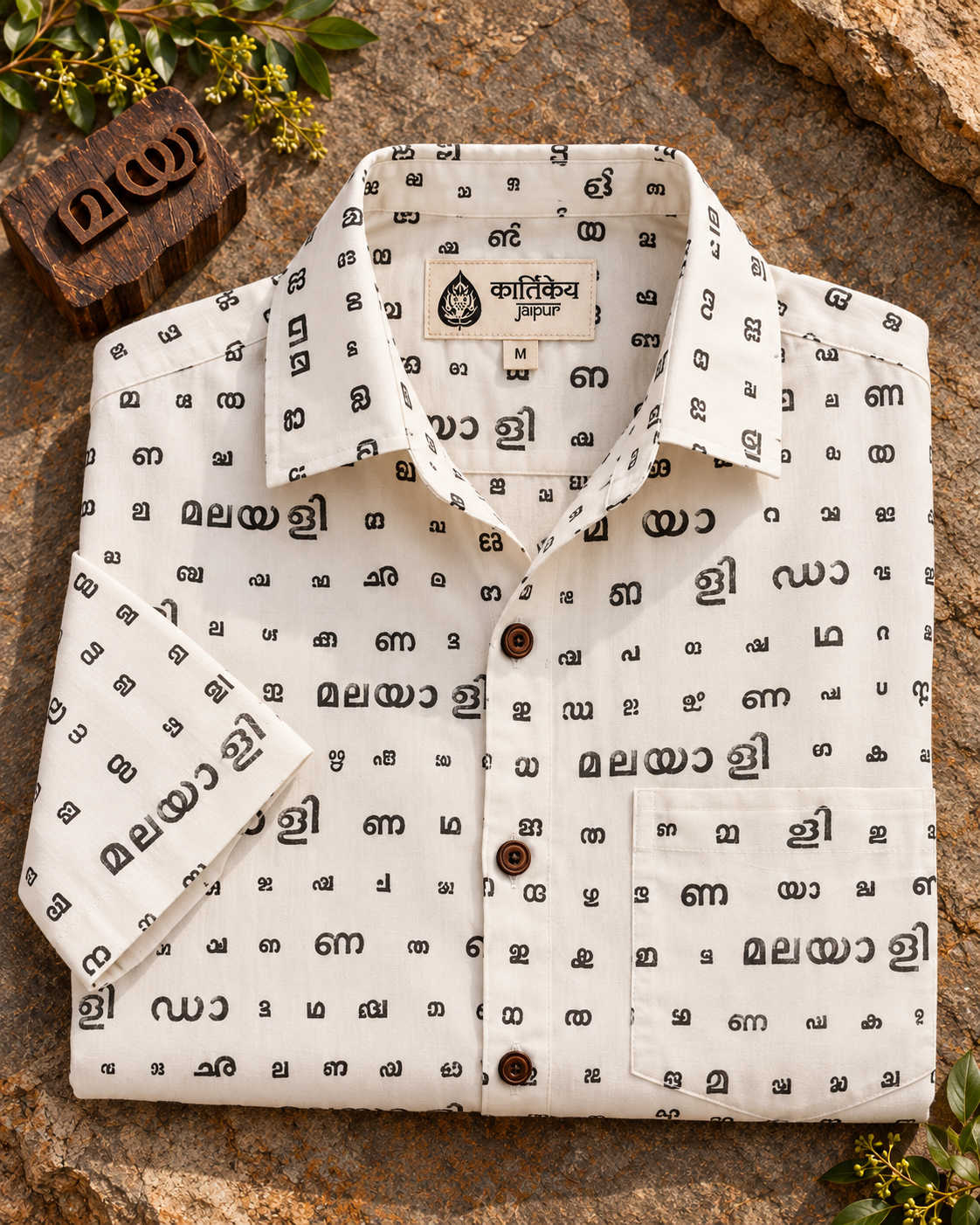 Malayali Da- മലയാളം ഡാ Classic Organic Men's Shirt