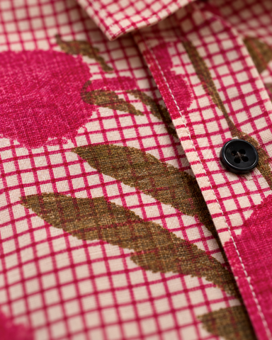 Floral Oversized Cotton Shirt for Women X Ratikha Venugopal