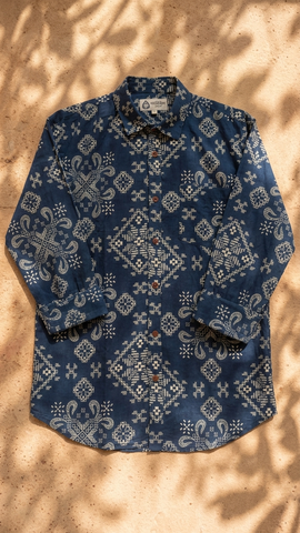 Floral Print Casual Shirt for Men By Kartikeya Jaipur