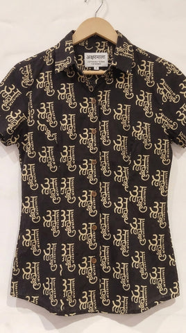 अक्षरमाला Cotton Half Sleeve Shirt for Women