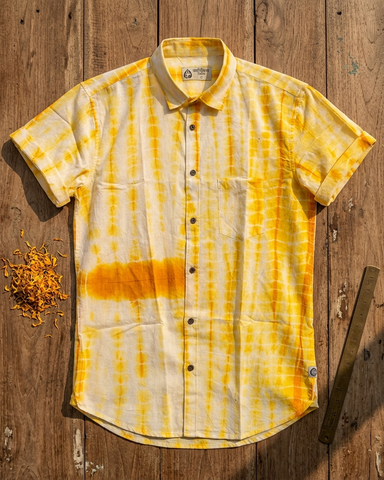 Kartikeya Jaipur Tie & Dye Handcrafted Cotton Shirt - Limited Edition