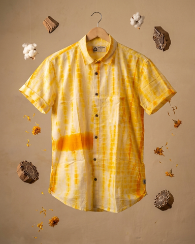 Kartikeya Jaipur Tie & Dye Handcrafted Cotton Shirt - Limited Edition