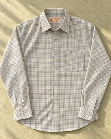 Mens Mini Checkered Every Day Wear Premium Cotton Shirt