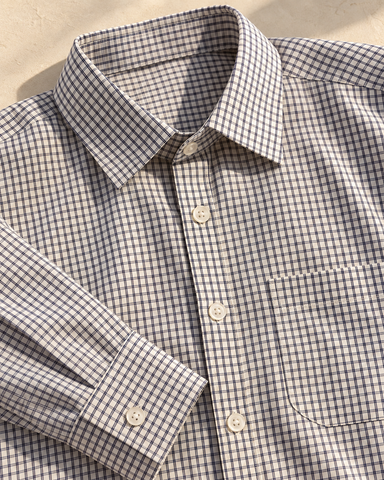 Mens Mini Checkered Every Day Wear Premium Cotton Shirt