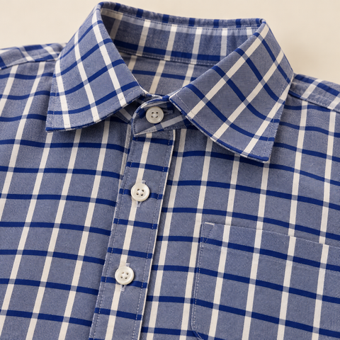 Mens Broad Checks Every Day Wear Premium Cotton Shirt