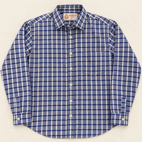 Mens Broad Checks Every Day Wear Premium Cotton Shirt