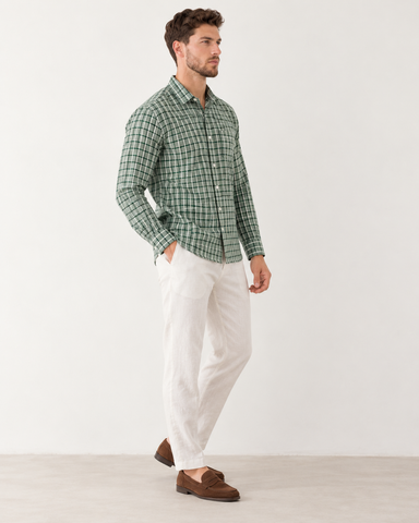Mens Broad Checks Every Day Wear Premium Cotton Shirt