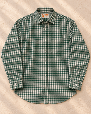 Mens Broad Checks Every Day Wear Premium Cotton Shirt