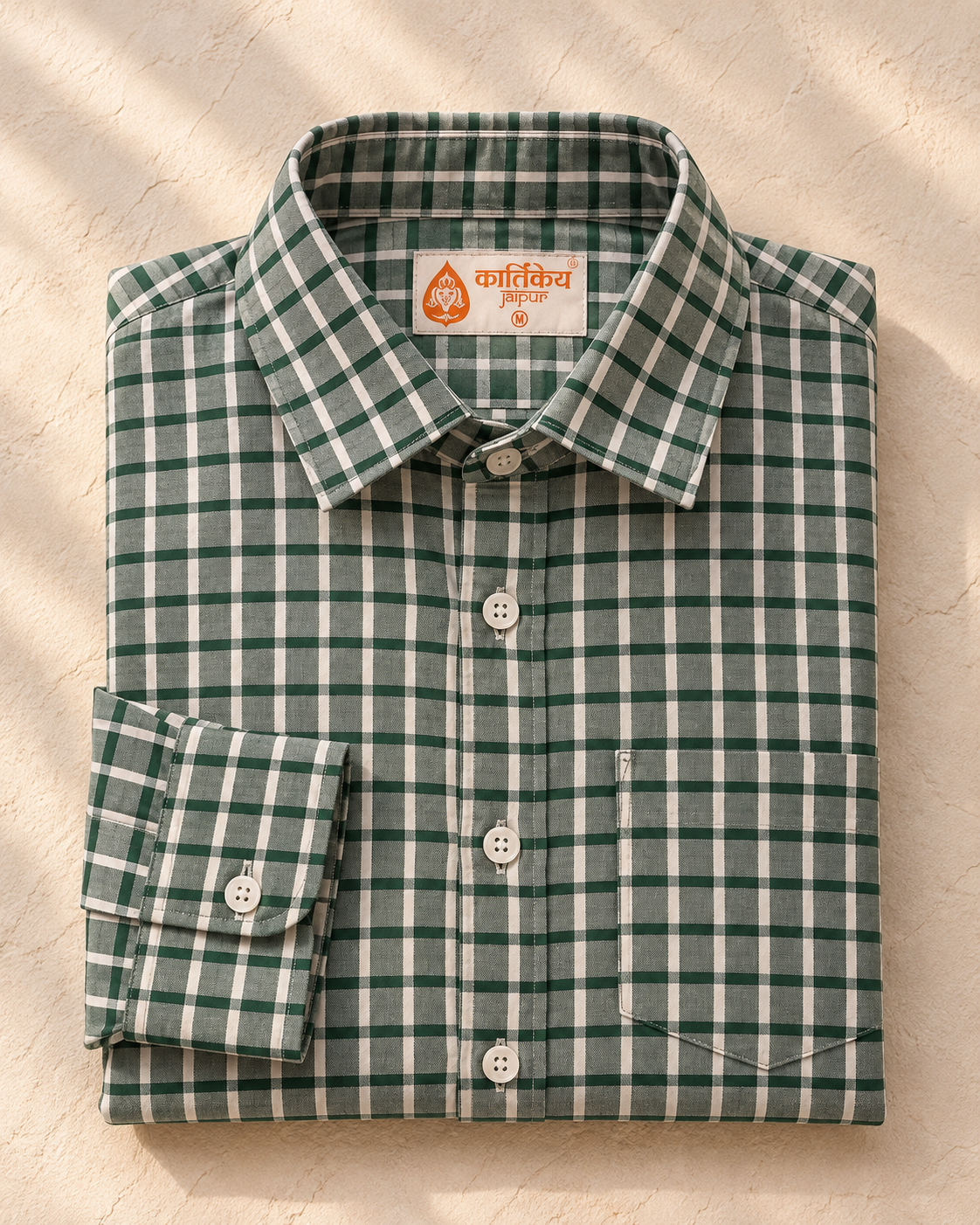 Mens Broad Checks Every Day Wear Premium Cotton Shirt