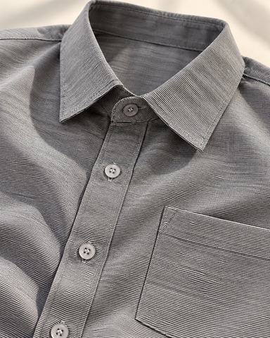 Classic Giza Premium Cotton Shirt for Men - Gray