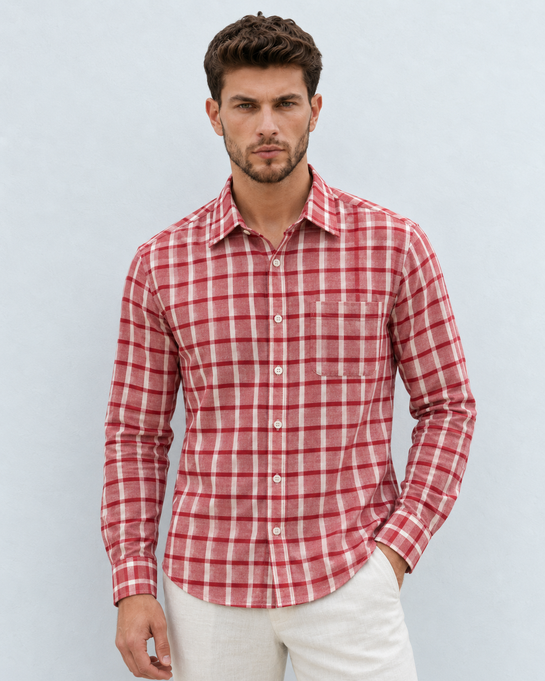 Mens Broad Checks Premium Cotton Shirt - Classics