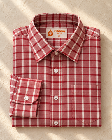 Mens Broad Checks Premium Cotton Shirt - Classics