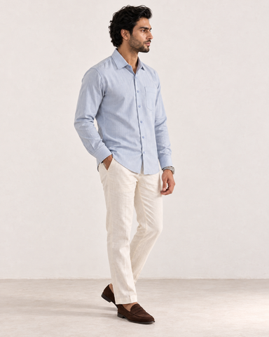 Classic Premium Cotton Shirt for Men - Kartikeya Jaipur