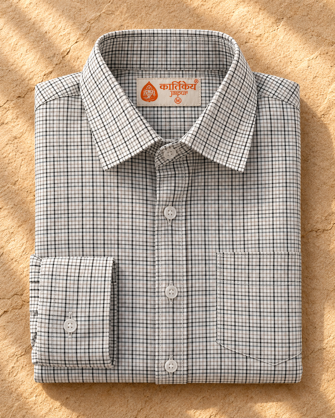 Mens Checkered Every Day Wear Premium Cotton Shirt