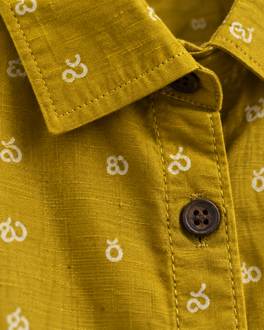 Heritage Telugu Script Shirt for Women