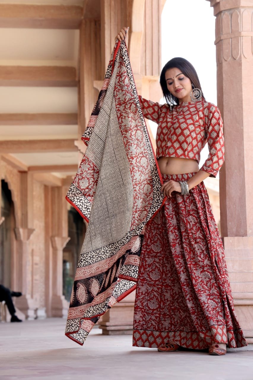 Shop Lehenga Kurti Design With Blouse for Women Online in India – GAURAV  KATTA