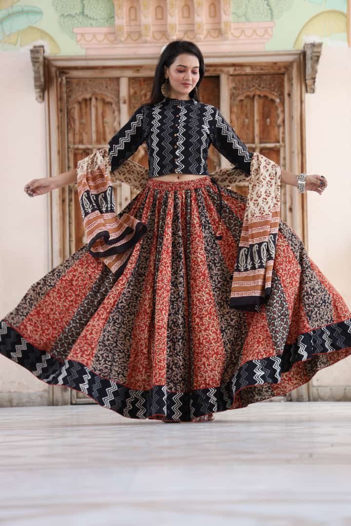 Readymade Banarasi Brocade Silk Lehenga Choli at Rs.1250/Piece in jaipur  offer by Believe Creation