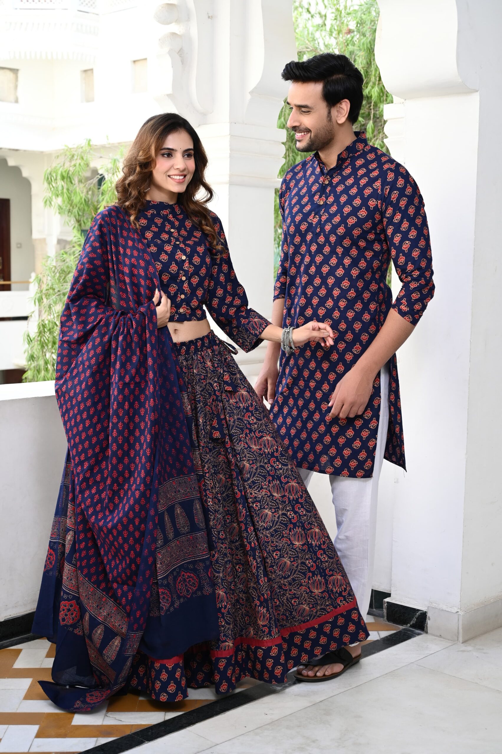 Buy HALFSAREE STUDIO Mehendi Banarasi silk Lehenga with Kurta design Online  at Best Prices in India - JioMart.